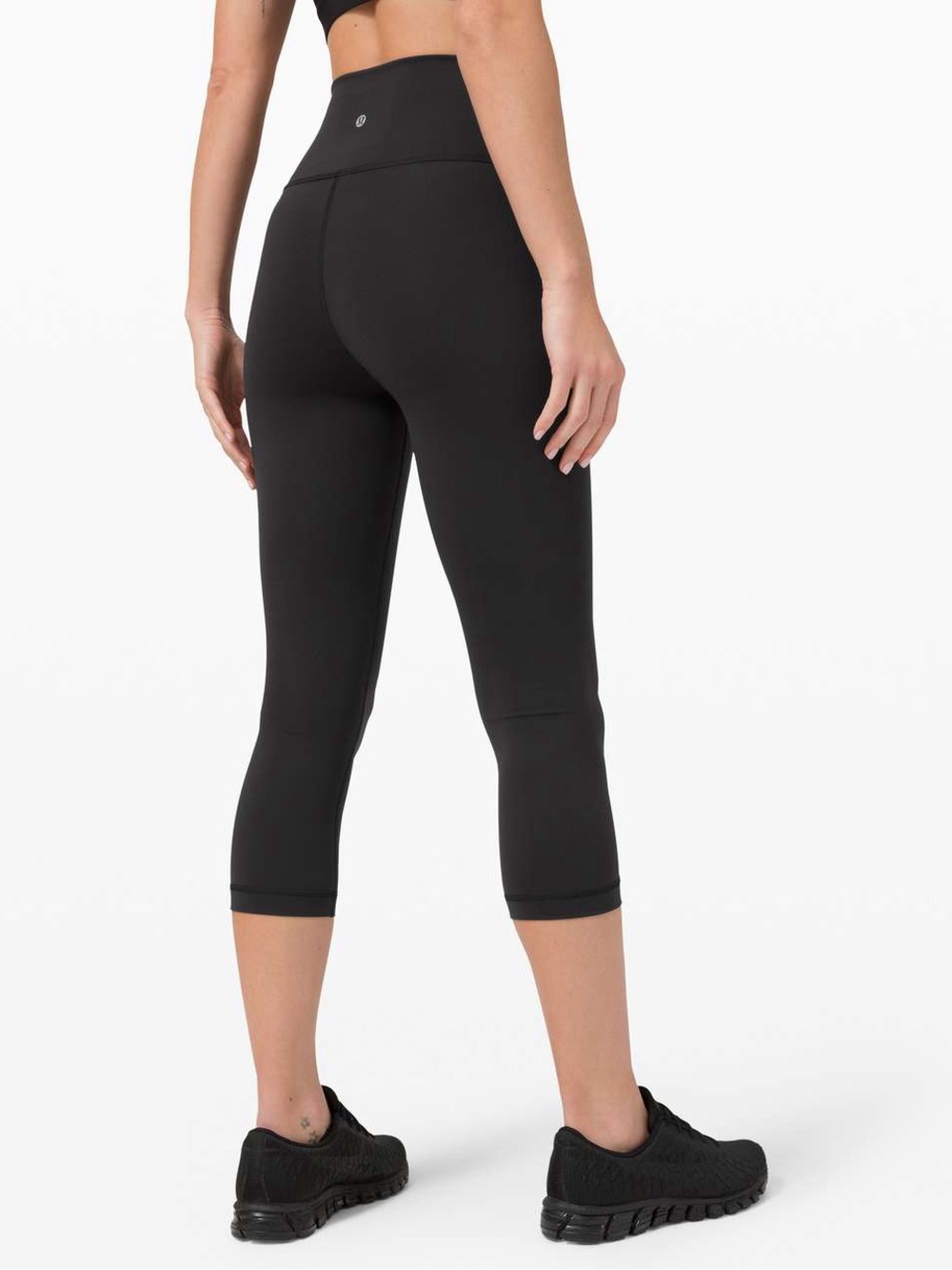 Lululemon Wunder Train High Rise Crop 21” Black Size 12